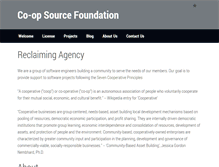 Tablet Screenshot of coopsource.org